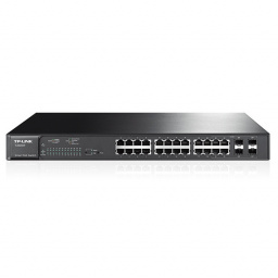 TP-LINK SWITCH 24GB+4SFP - POE. - T1600G-28PS