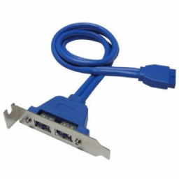 ON- USB 3.0 TYPE A F 2 20 PIN BRACKET