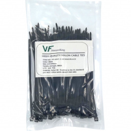 VF-CABLE TIES PLASTICO NEGRO 2,5 mm x 100 (100) - UV