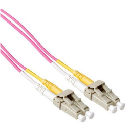 CABLE F/O DUPLEX MM OM4 LC/LC UPC 50/125 1M - LSZH